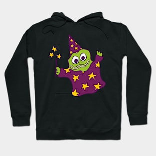 Froggy Wizard (maroon) Hoodie